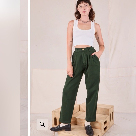 Big Bud Press HERITAGE OLIVE TROUSERS Size XXS $138 - Picture 2 of 6